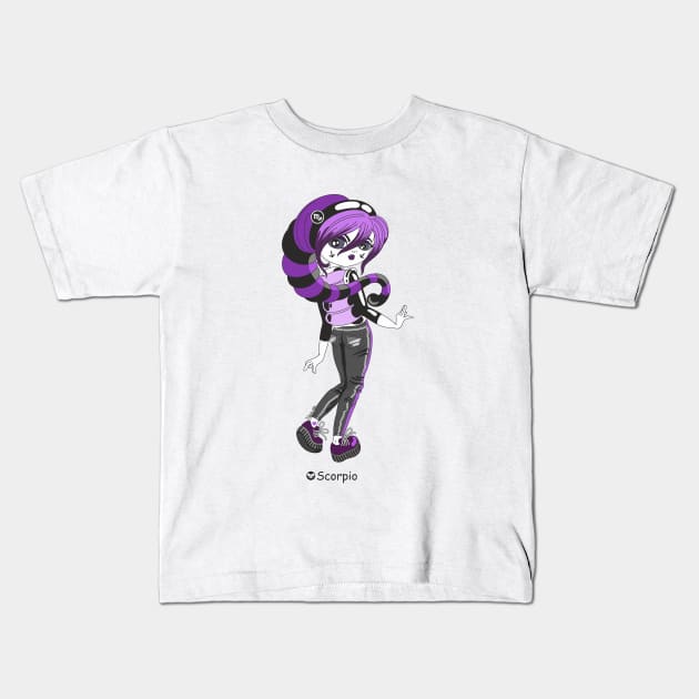 Scorpio Kids T-Shirt by idiotstile